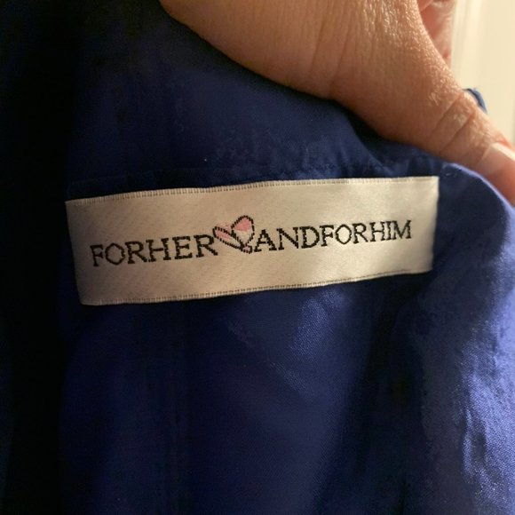 Royal Blue Bridesmaid Dress - Picture 5 of 6